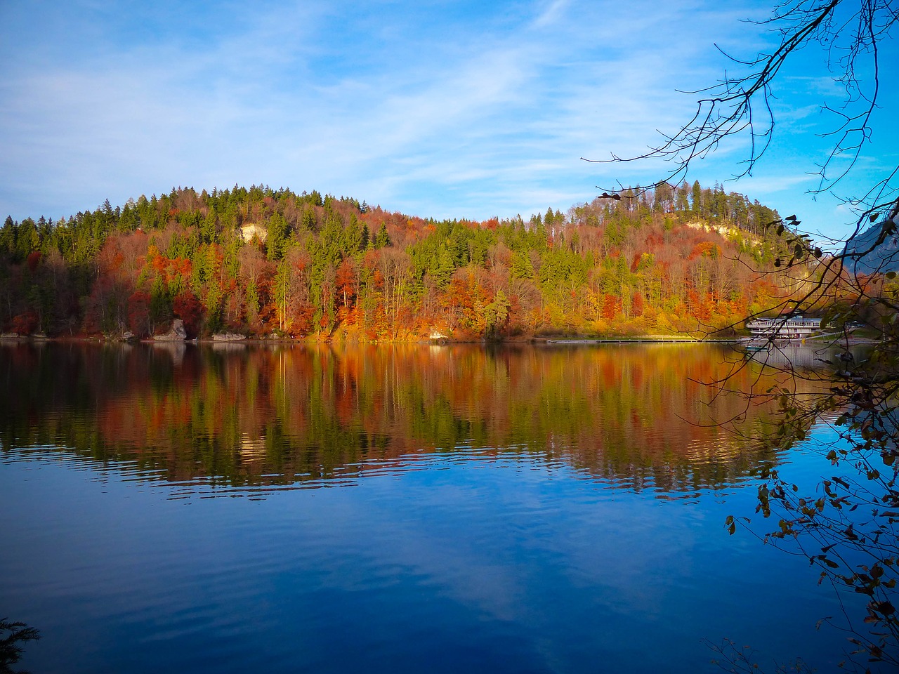 autumn the hechtsee tyrol free photo