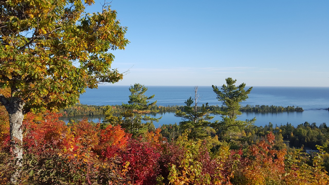 autumn michigan copper harbor free photo