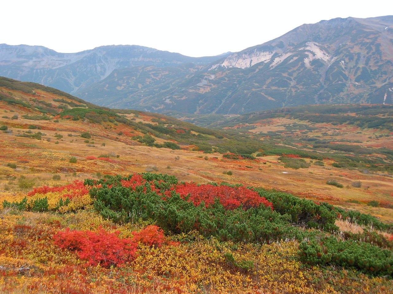 autumn mountains volcano free photo