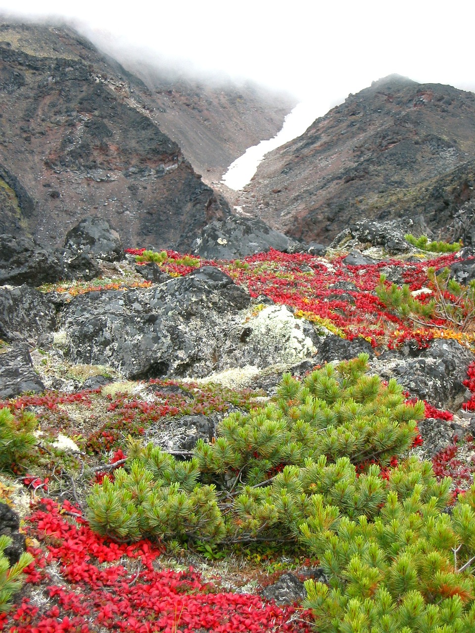 autumn mountains volcano free photo