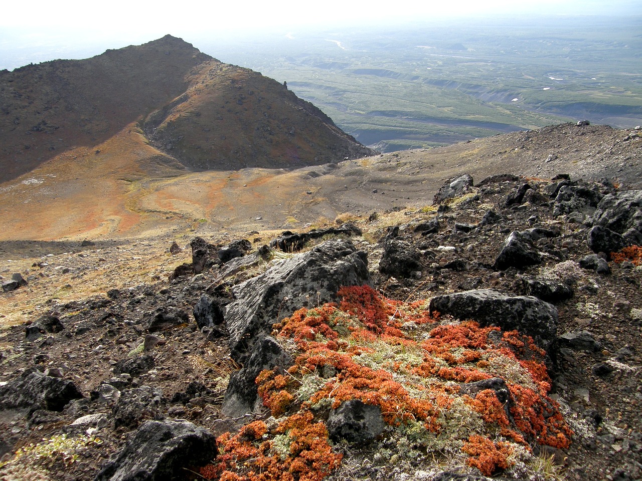 autumn mountains volcano free photo