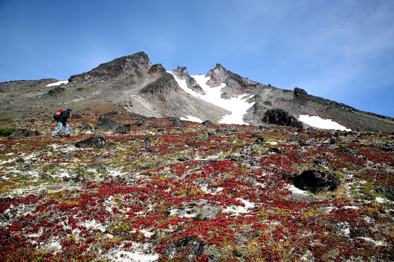 autumn mountains volcano free photo