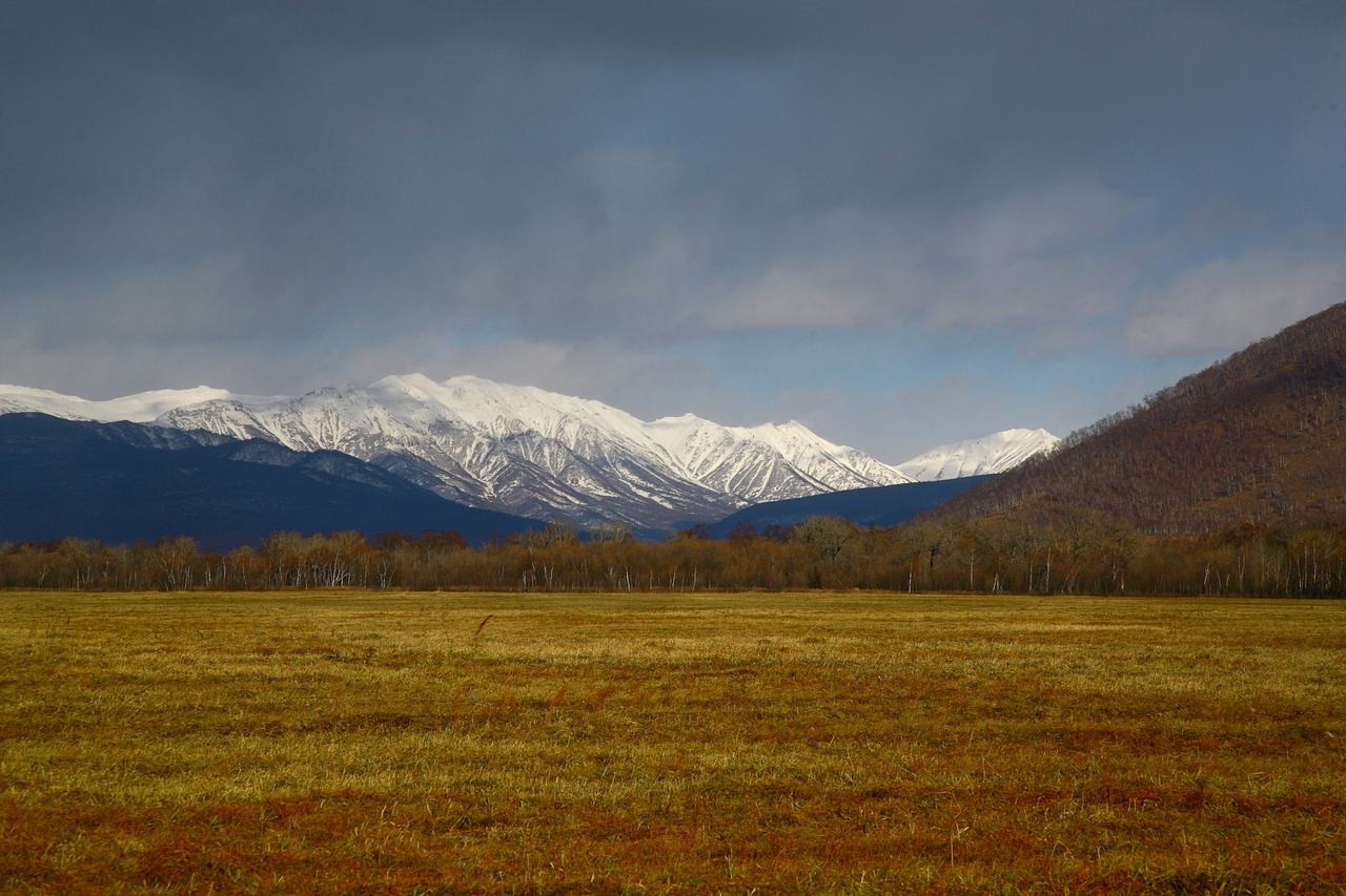 autumn mountains volcano free photo