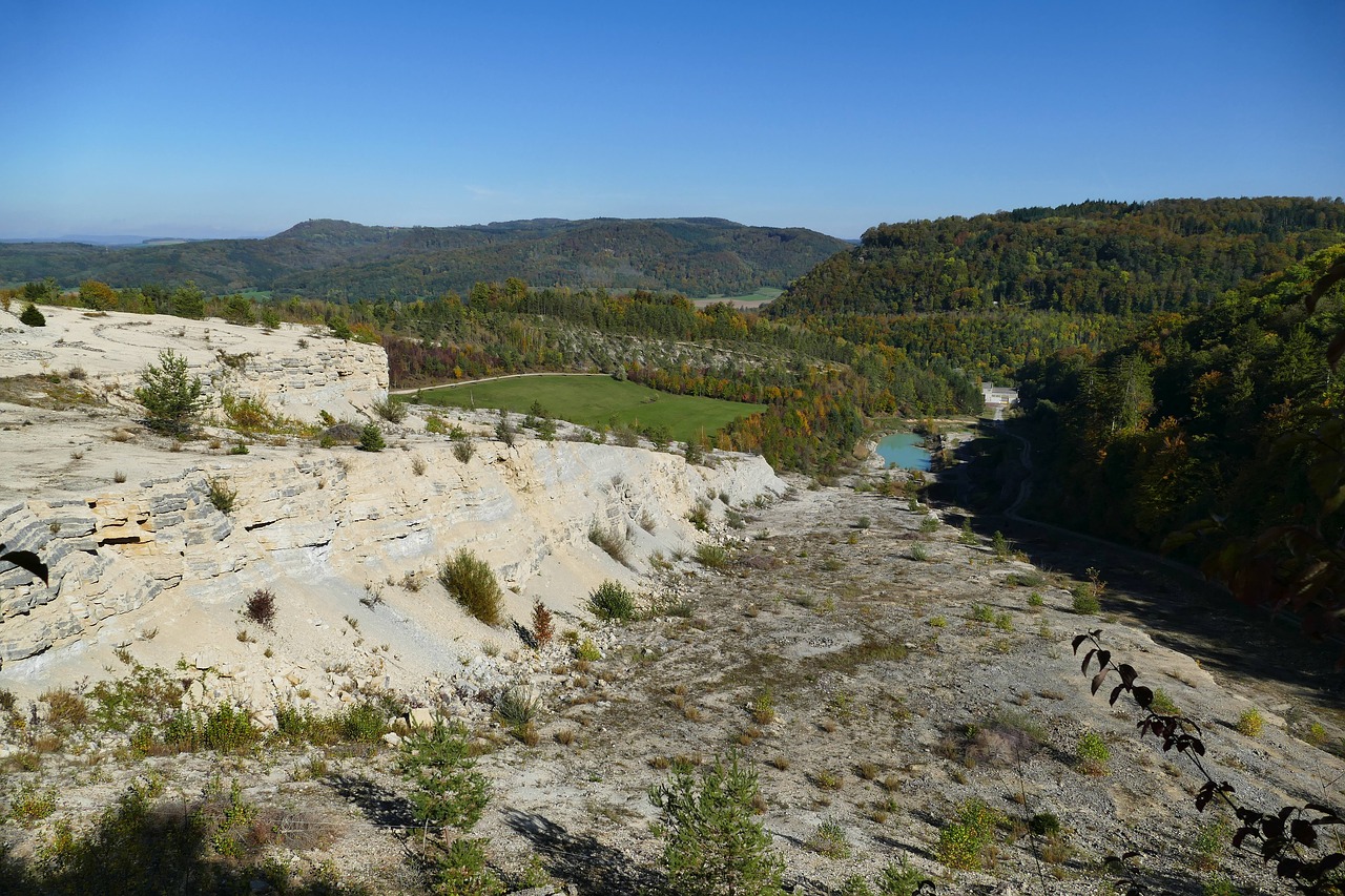 autumn nature quarry free photo