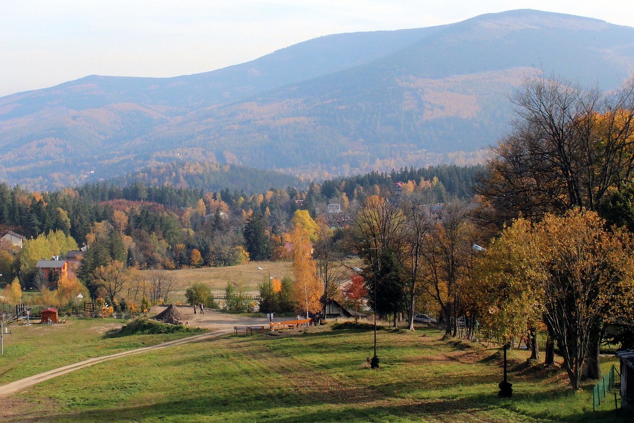 autumn landscape mountains free photo