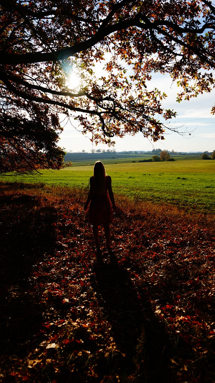 autumn woman beauty free photo