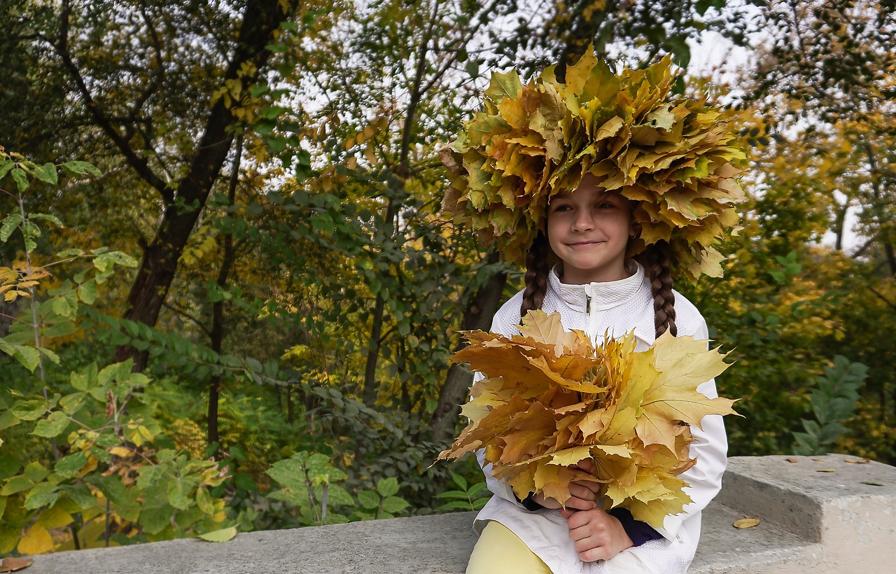 autumn  kids  baby free photo