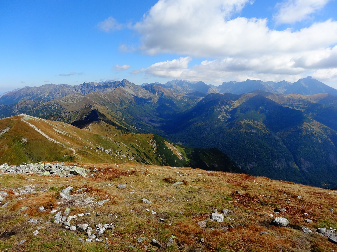 autumn mountains poland free photo