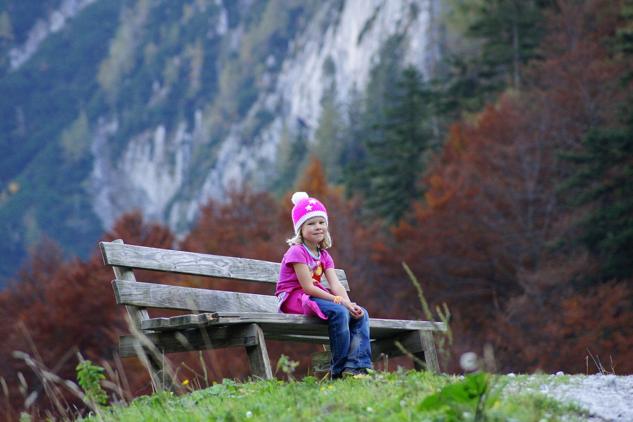 autumn hiking girl free photo