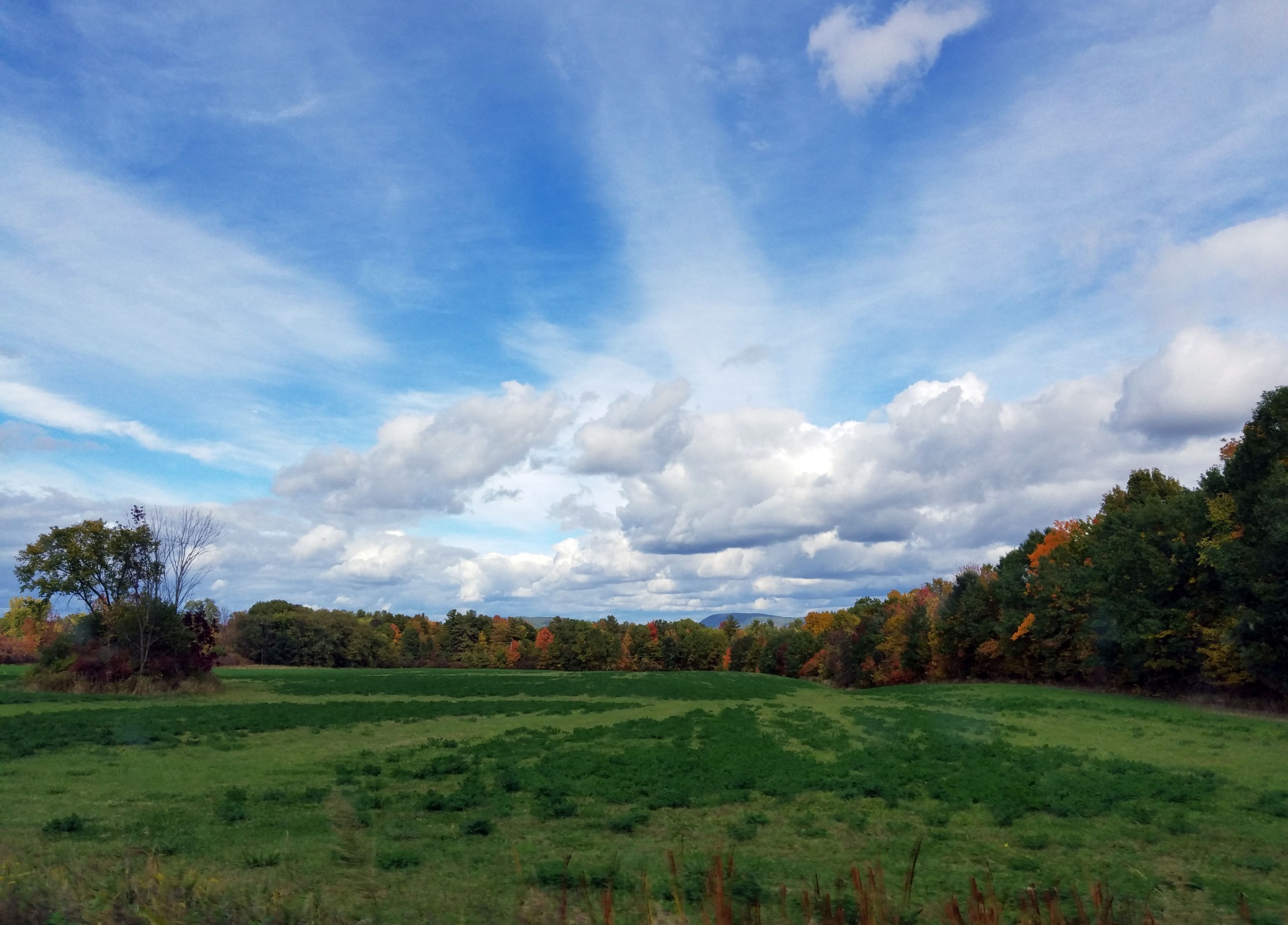 landscape clouds fall free photo