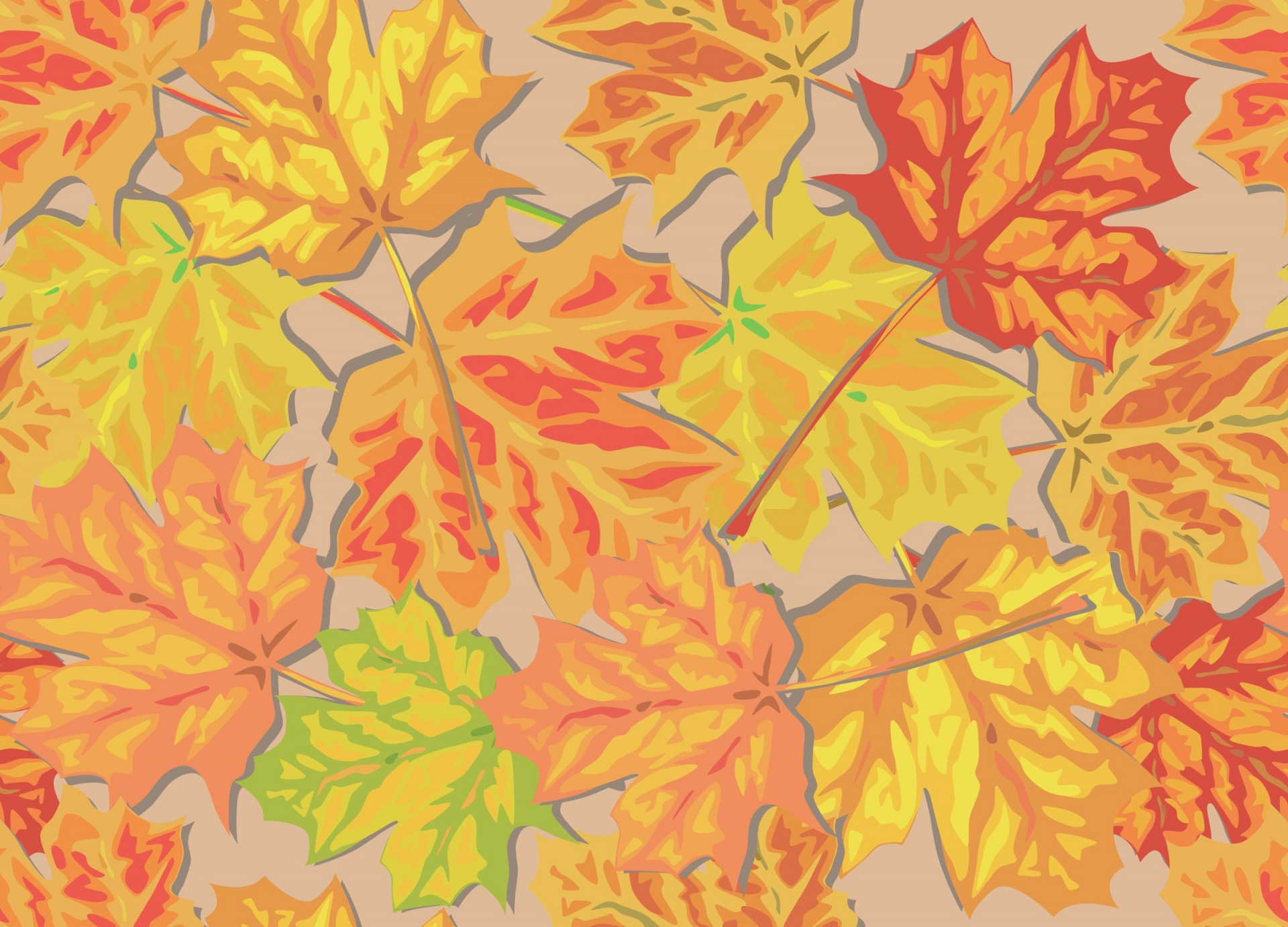 leaves autumn art free photo