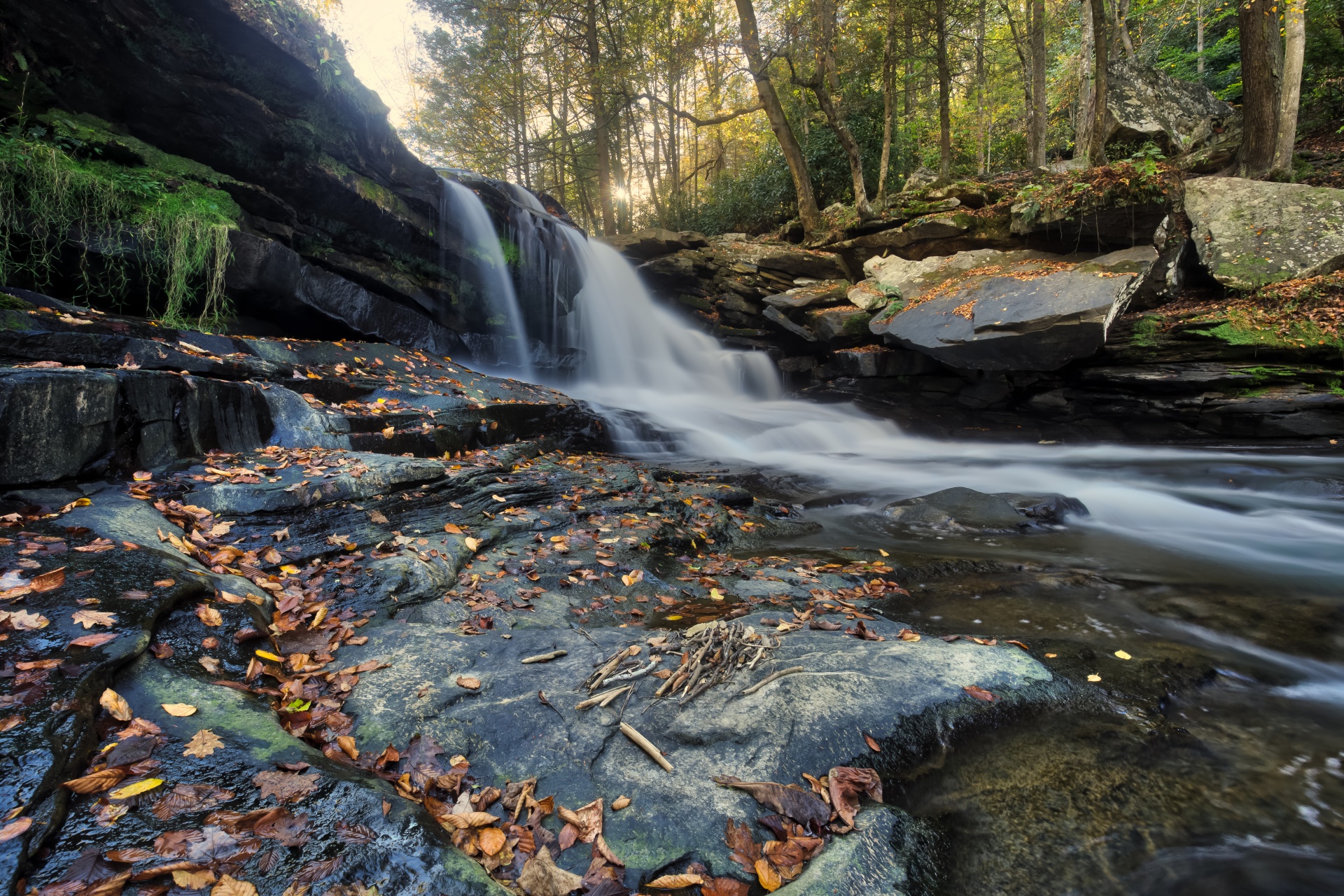 nature landscape waterfall free photo