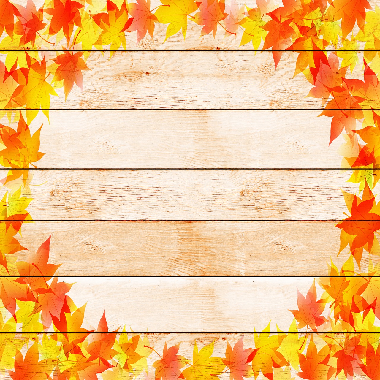 autumn wood digital paper  autumn leaves  wood free photo