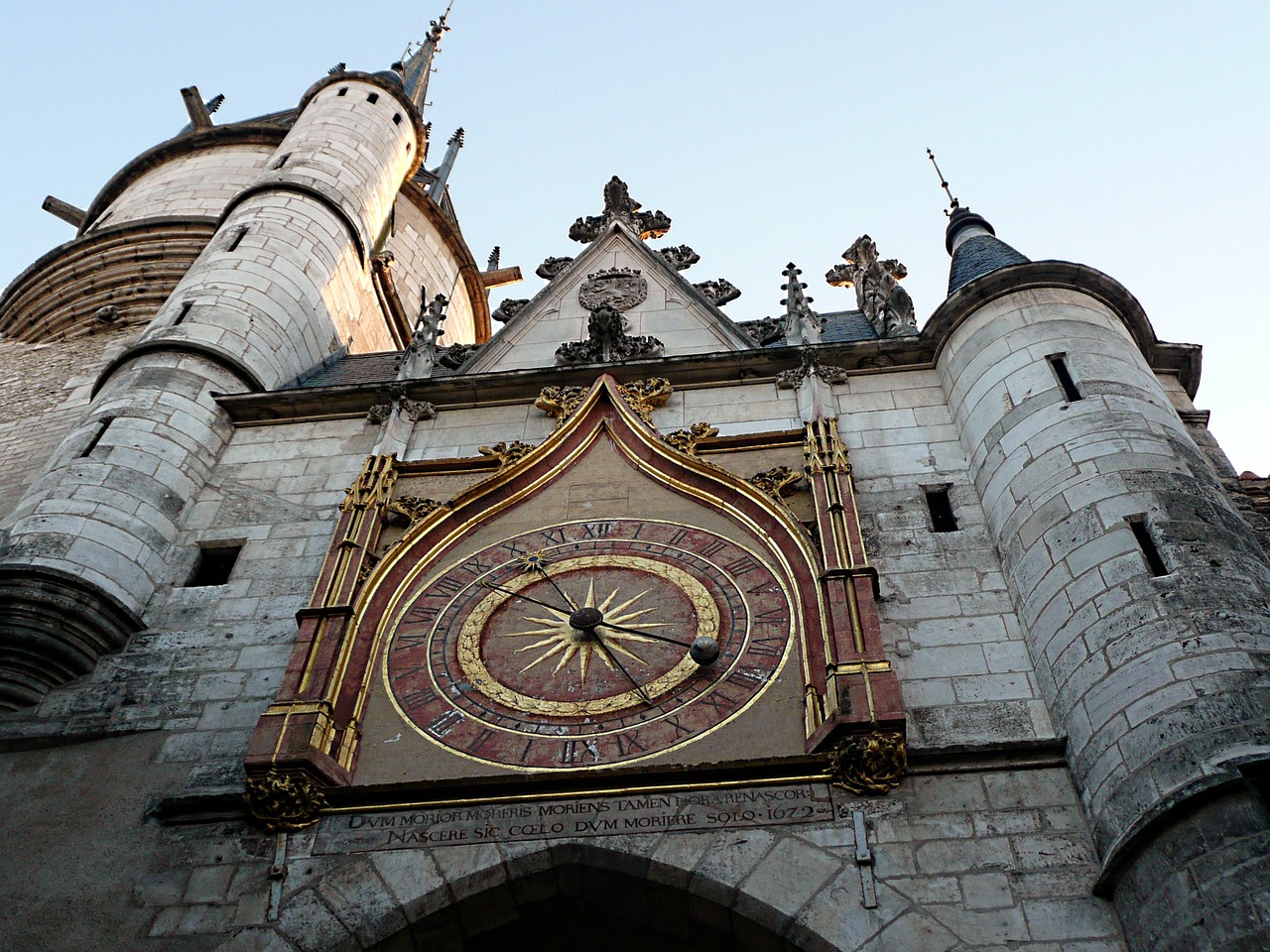 auxerre france clock free photo