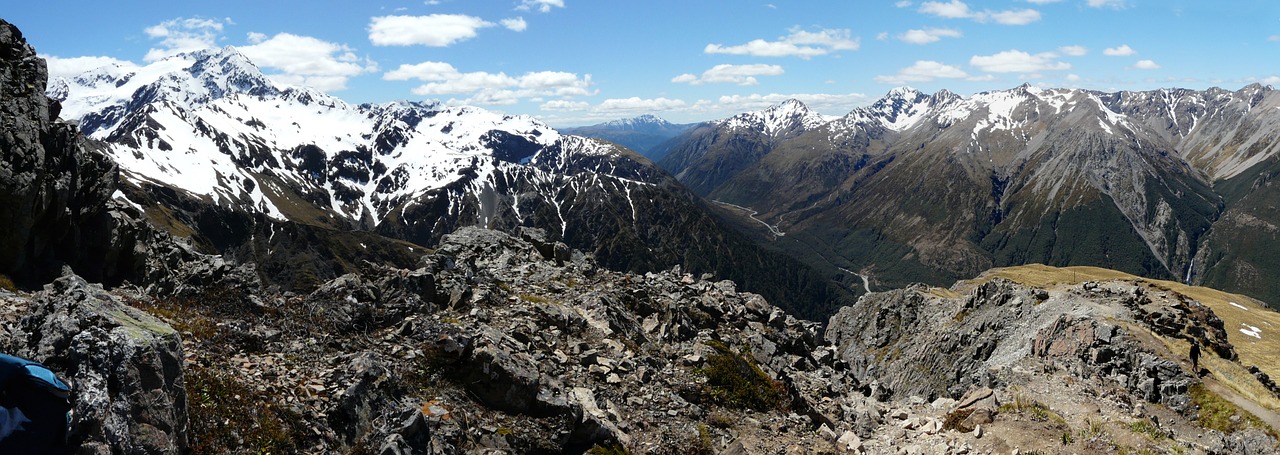 avalanche peak new zealand travel free photo