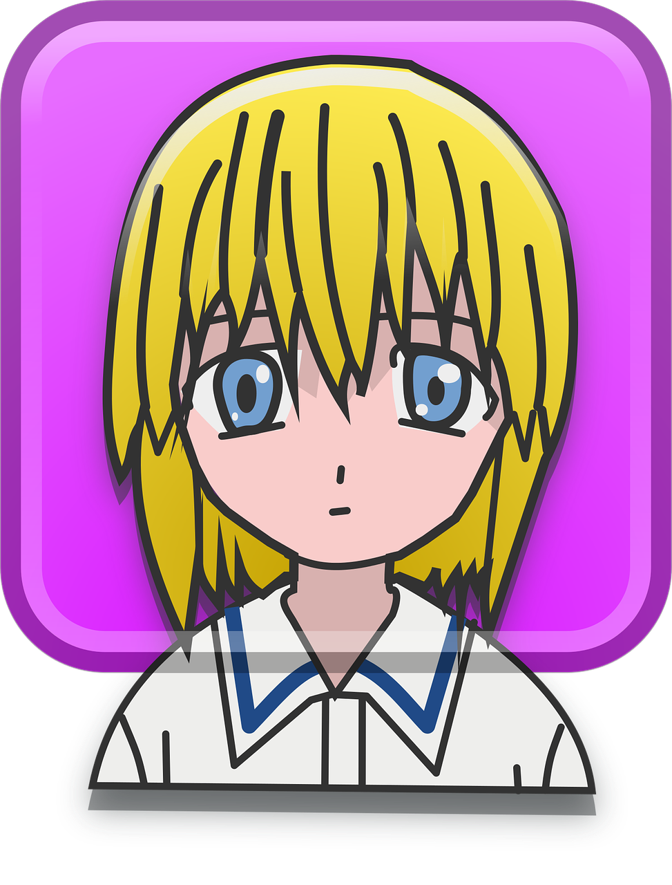 avatar blonde cartoon free photo