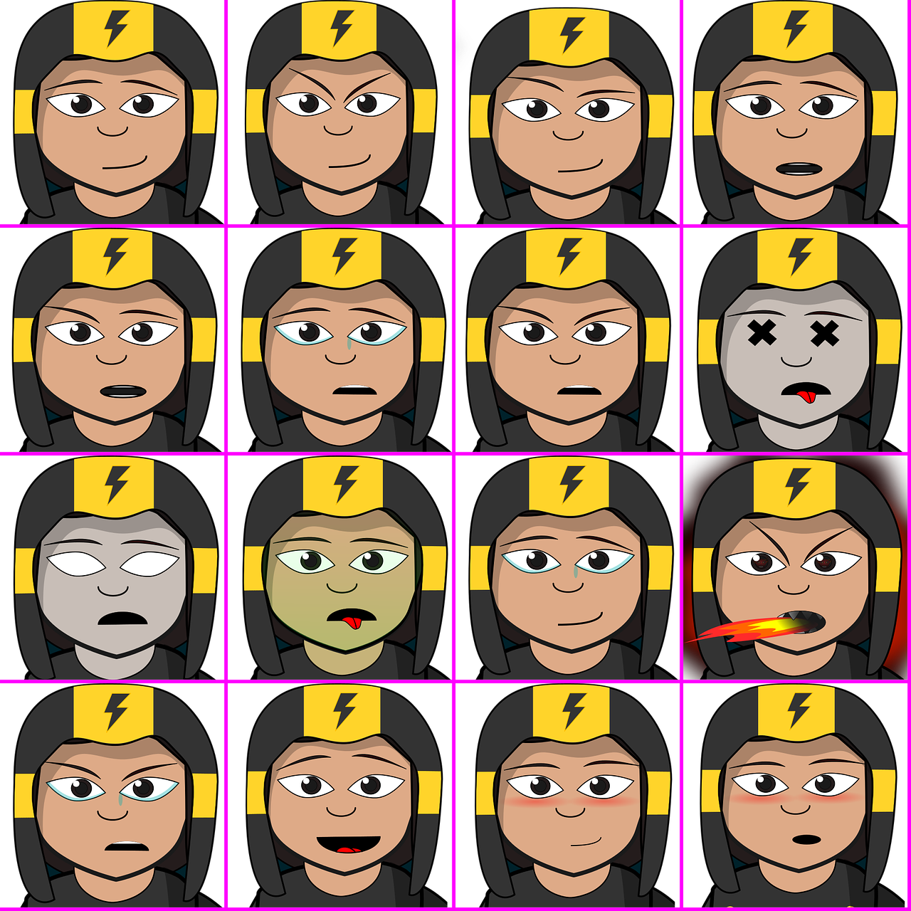 avatar dress-up head emotions free photo