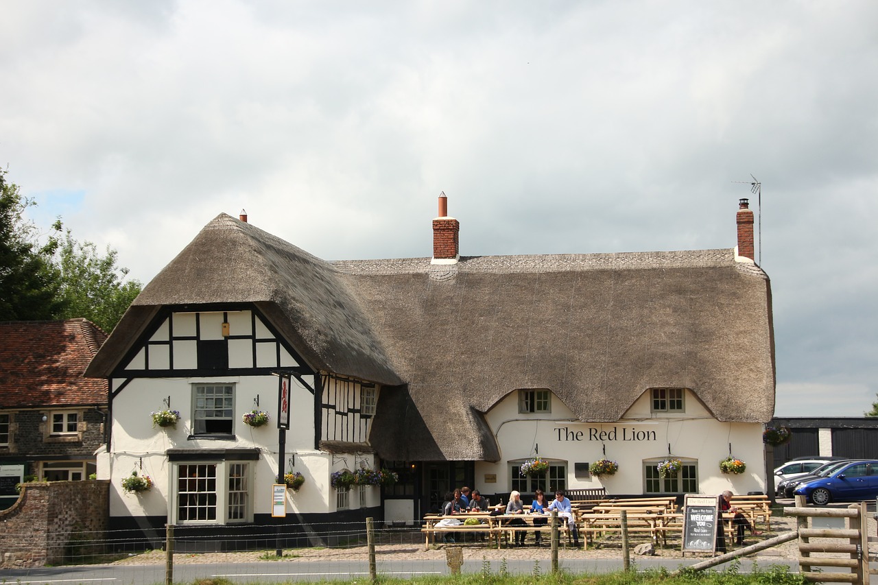 avebury thatched cottage inn free photo