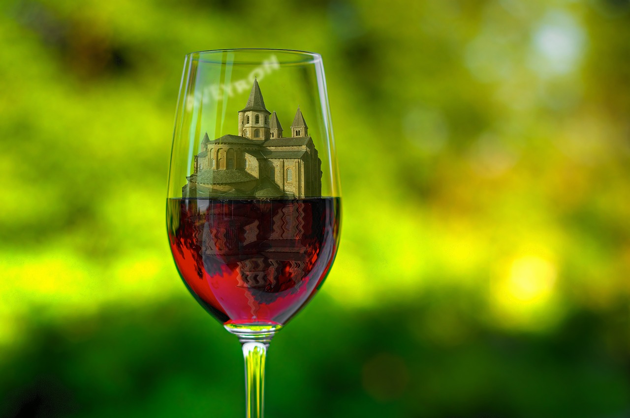 aveyron glass wine free photo