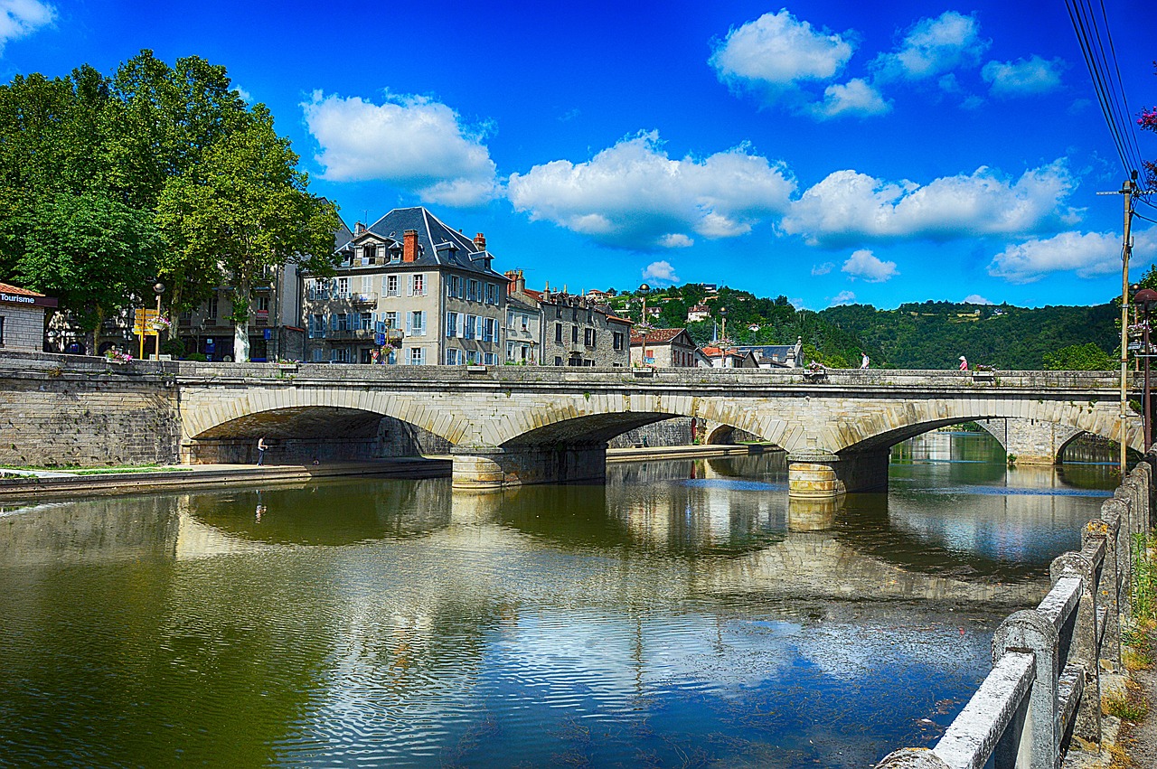 aveyron villefranche-de-rouergue bridge free photo