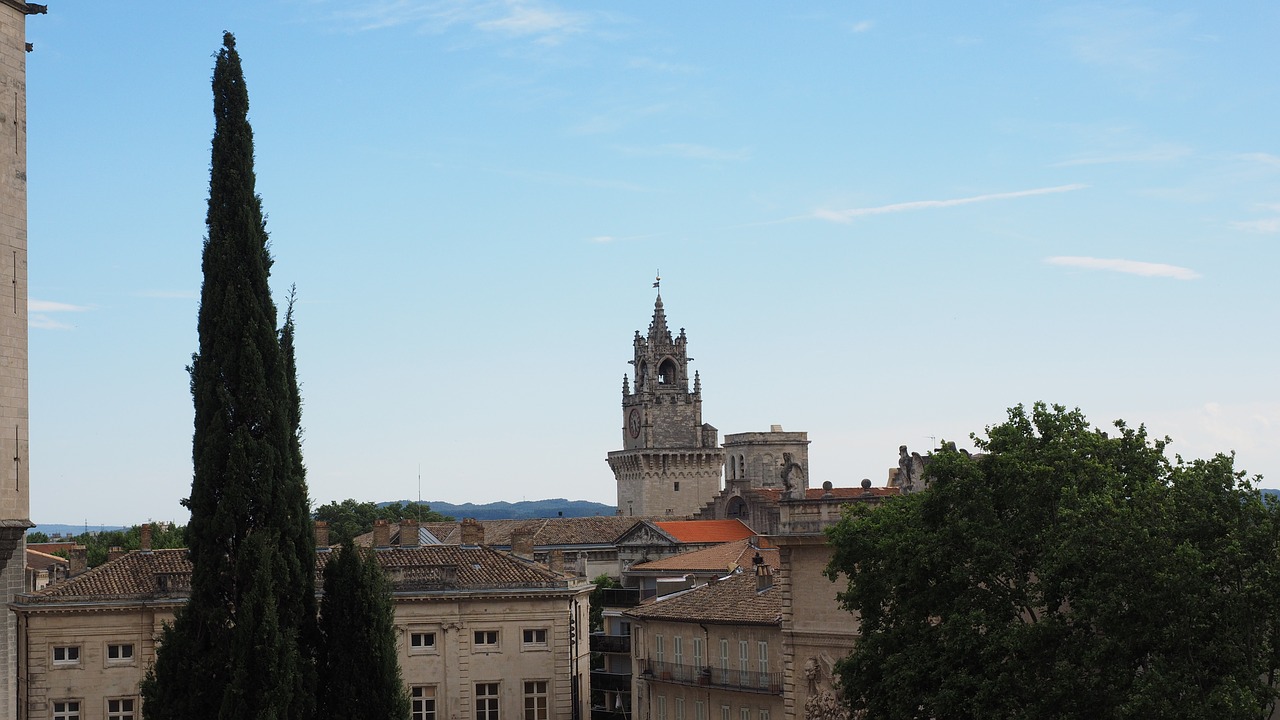 avignon tower bell tower free photo