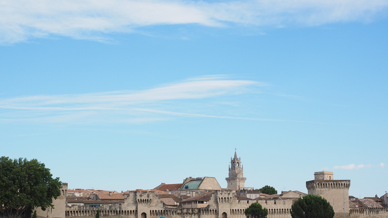 avignon city city view free photo