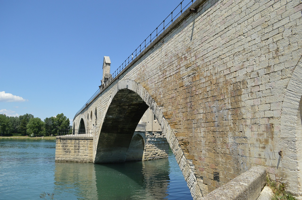 avignon bridge architecture free photo