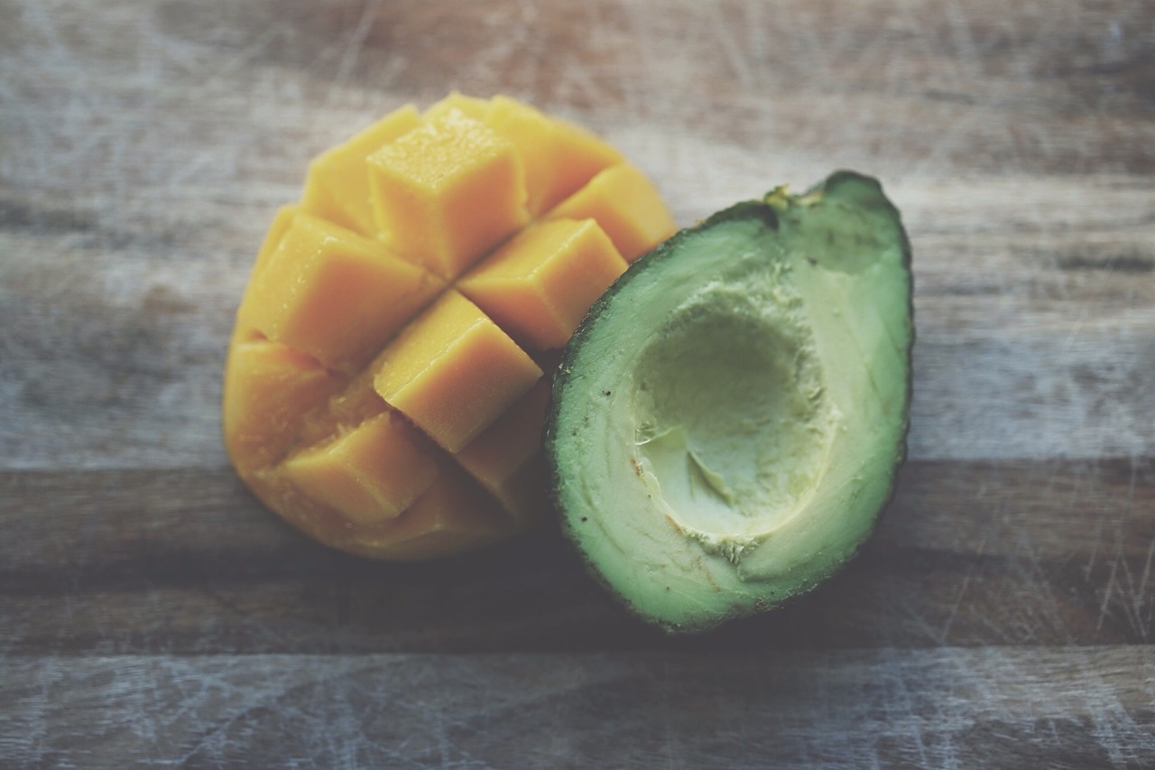 avocado mango fruits free photo