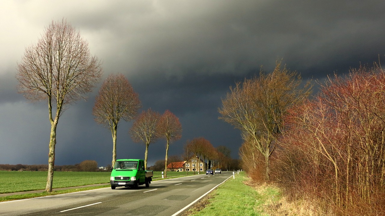 away storm clouds free photo