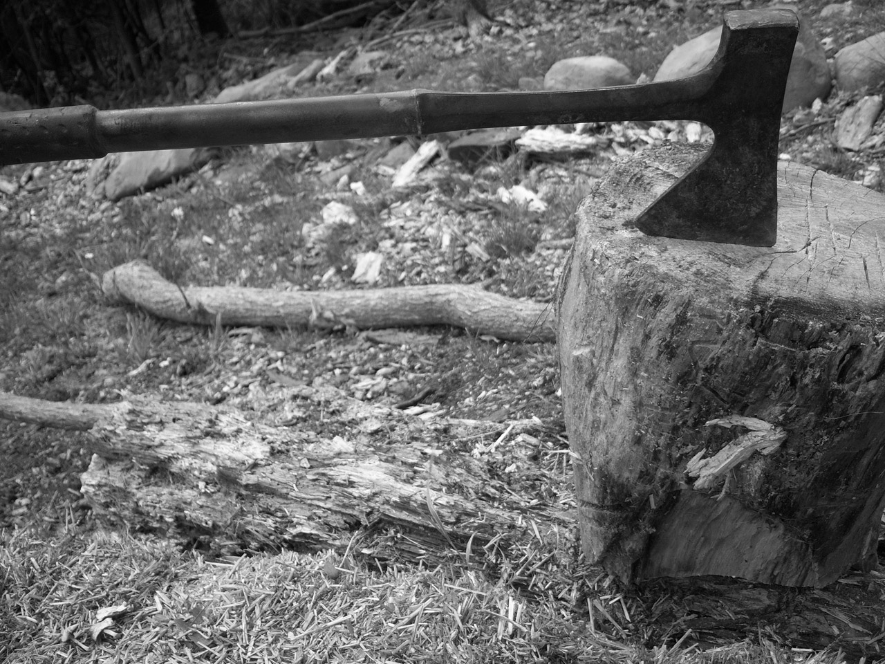 axe blade block free photo