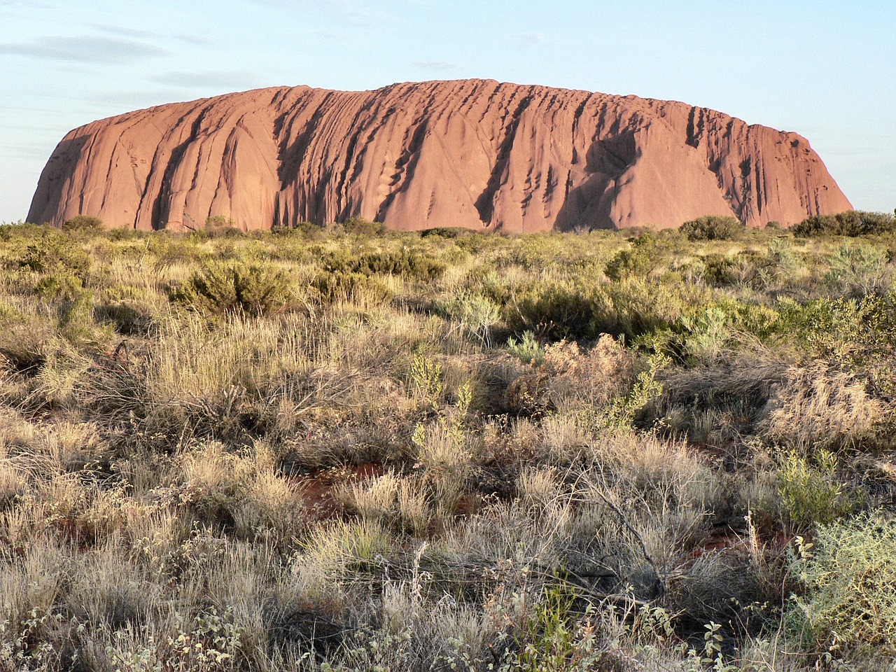 ayers rock australia landmark free photo