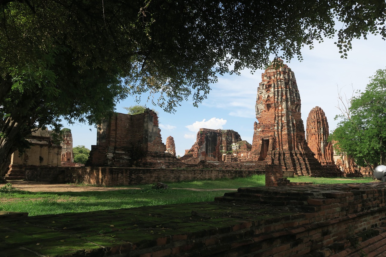 ayutthaya thailand buddha free photo