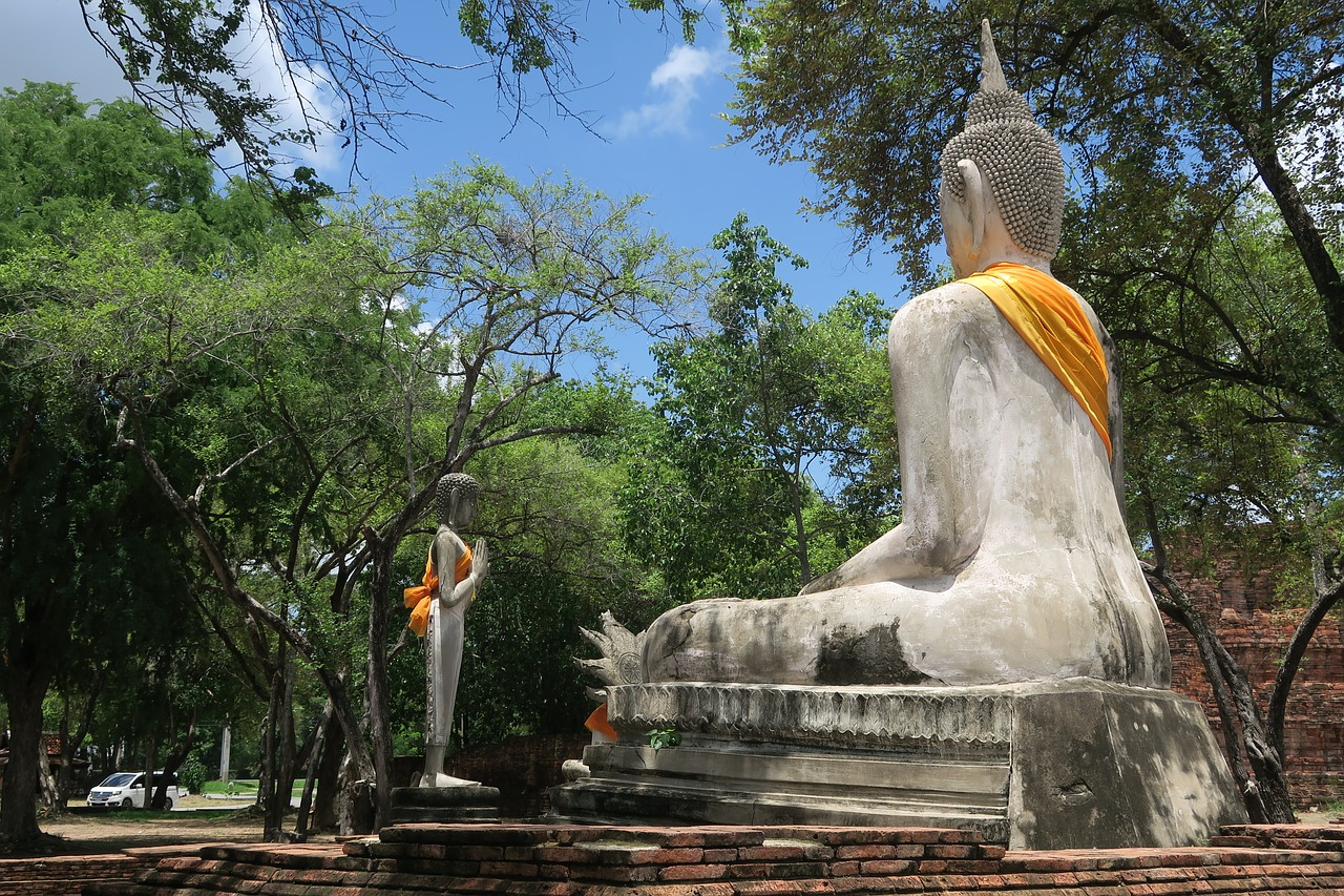 ayutthaya thailand buddha free photo