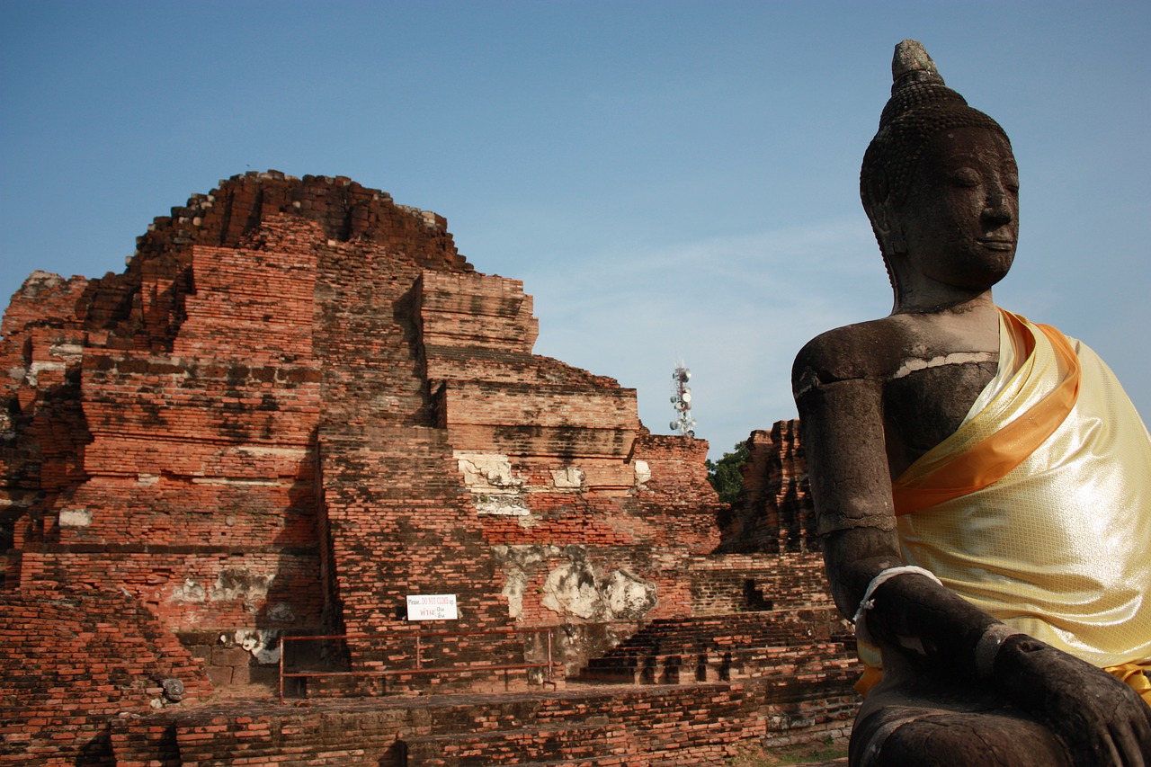 ayutthaya thailand old city free photo