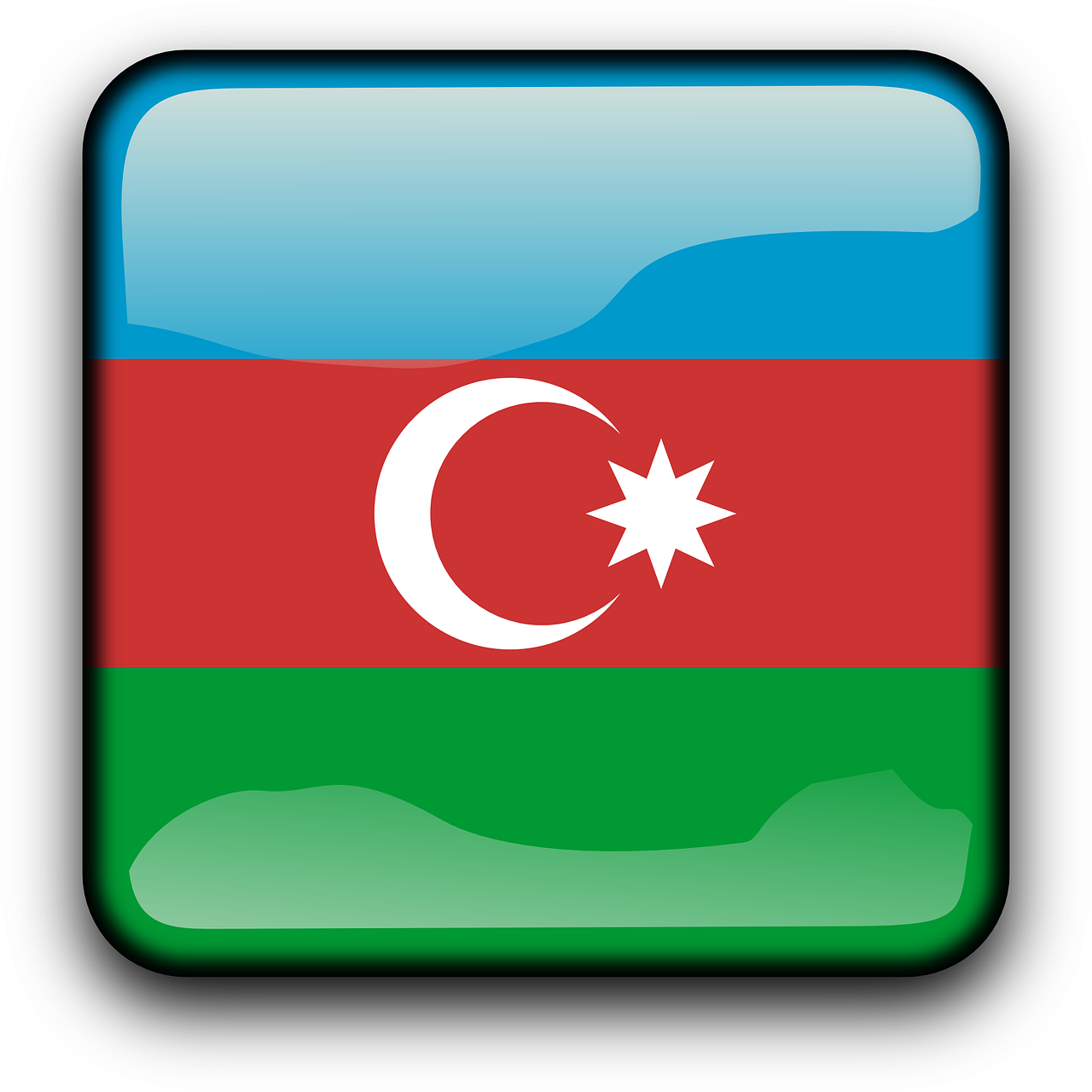 azerbaijan flag country free photo