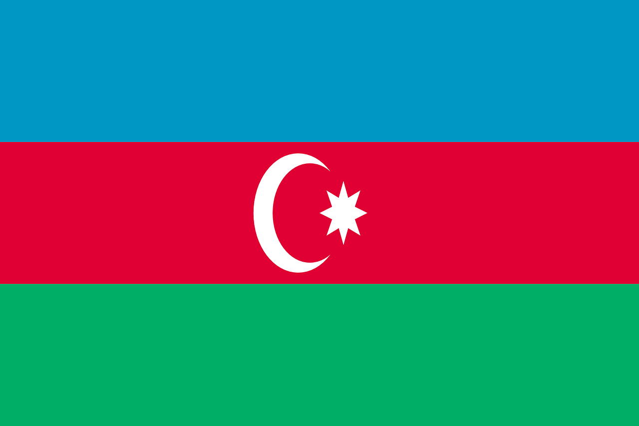 azerbaijan flag national flag free photo