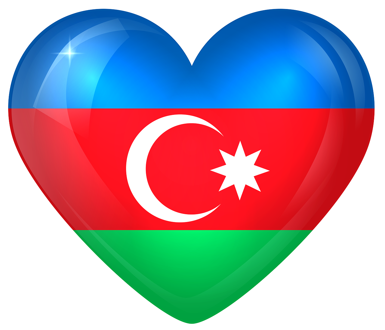 azerbaijan large heart free photo