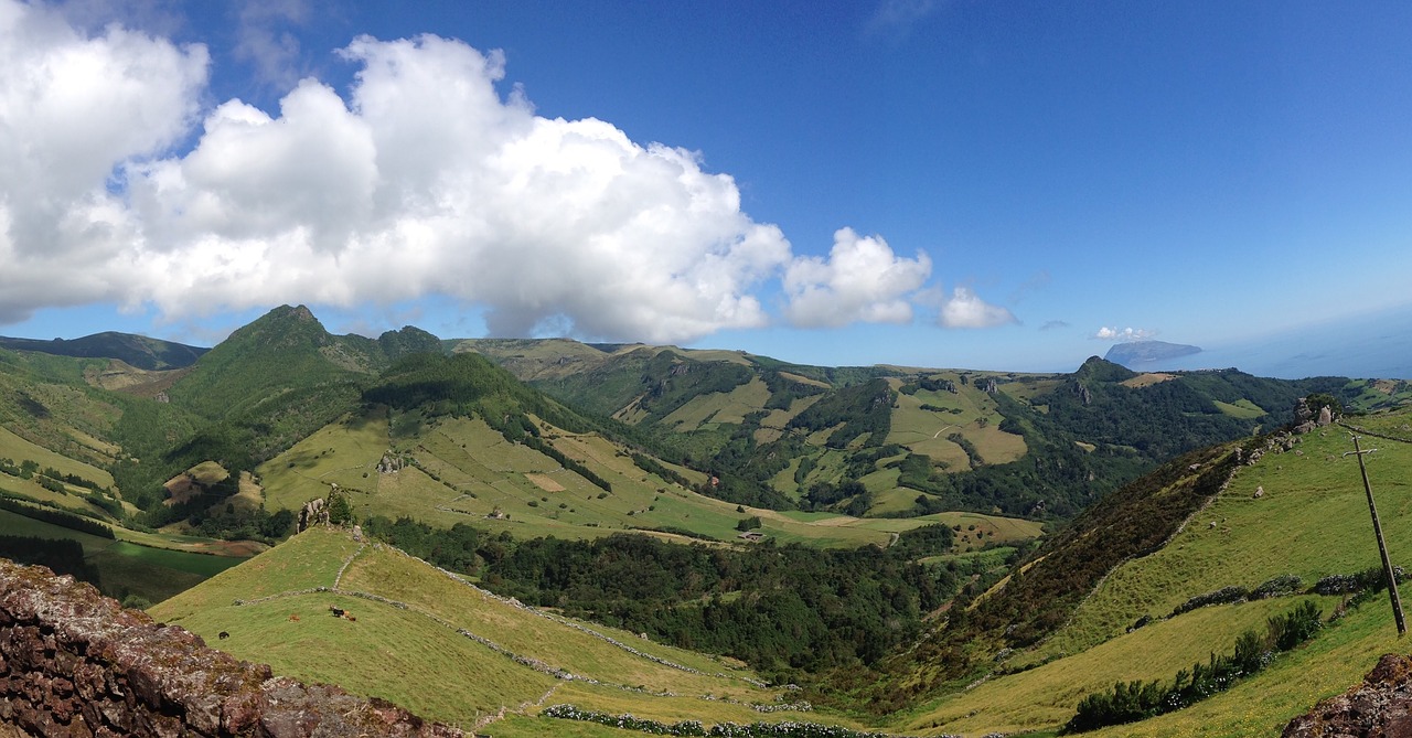 azores hills view free photo