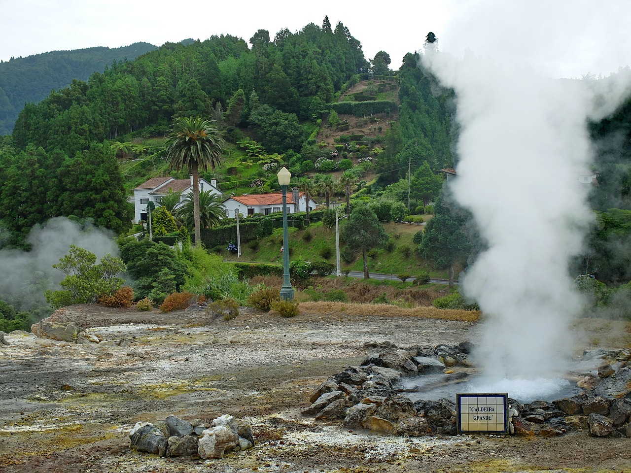 azores furnas thermal area free photo