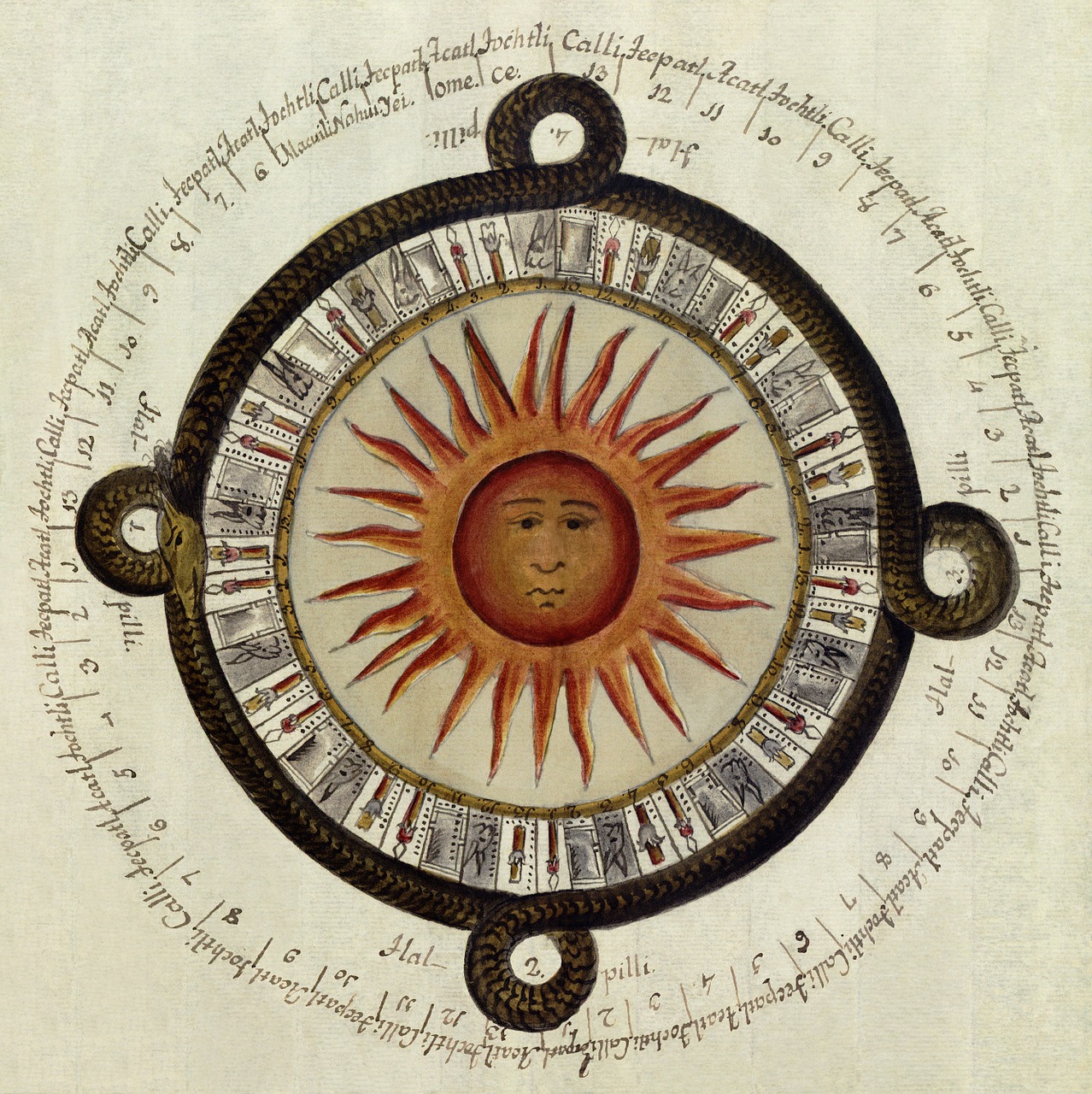 aztecs mexican calendar sundial free photo