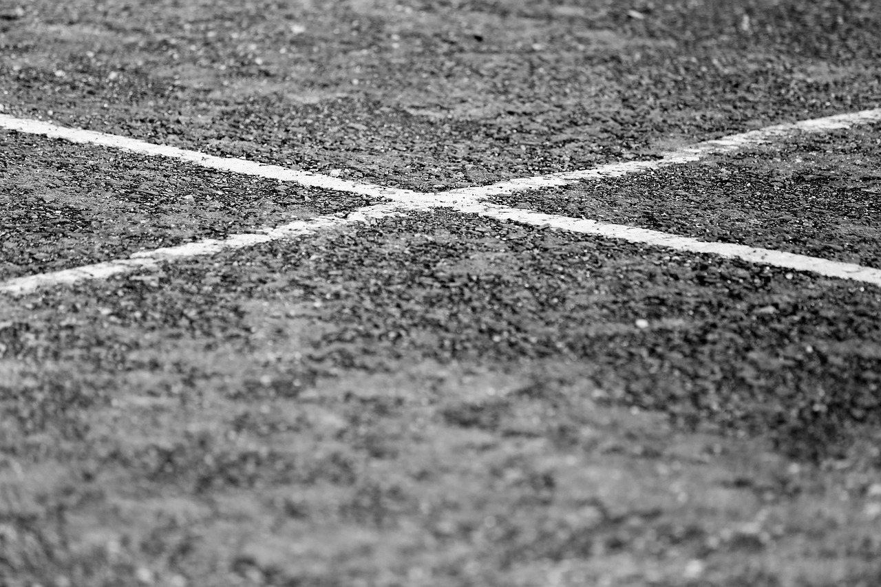 b w black and white car park free photo