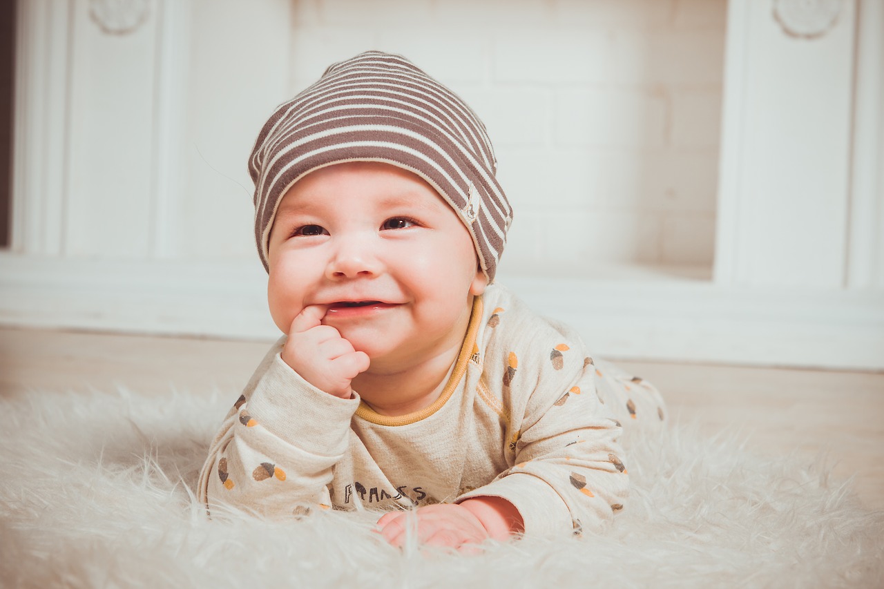 babe smile newborn free photo