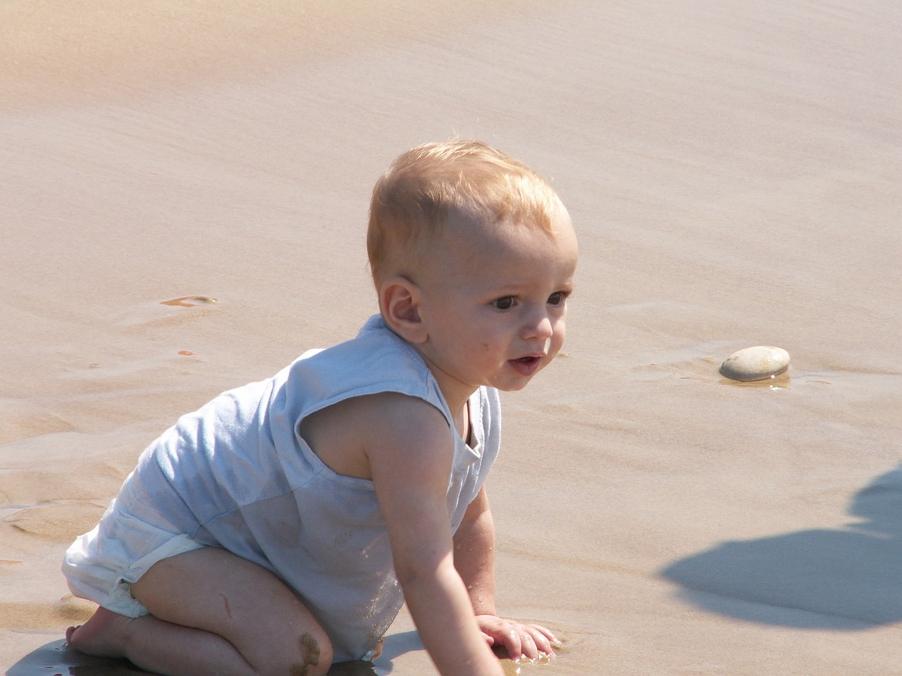 baby beach child free photo