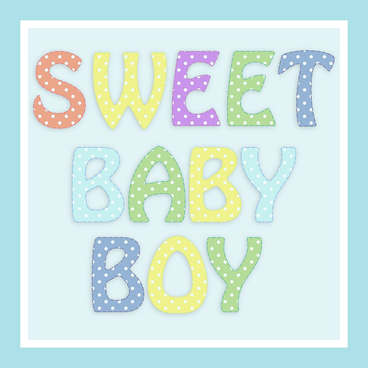 baby boy card free photo