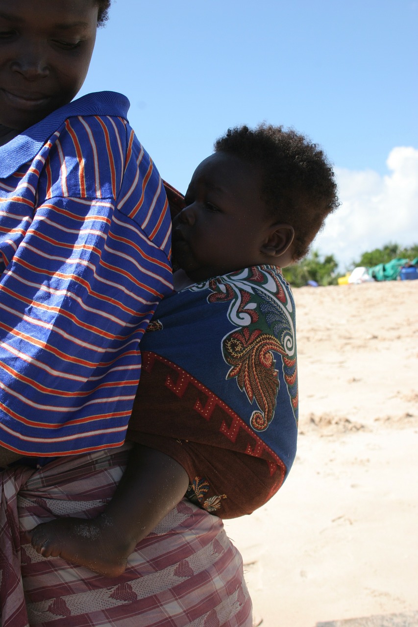 baby carrying africa free photo