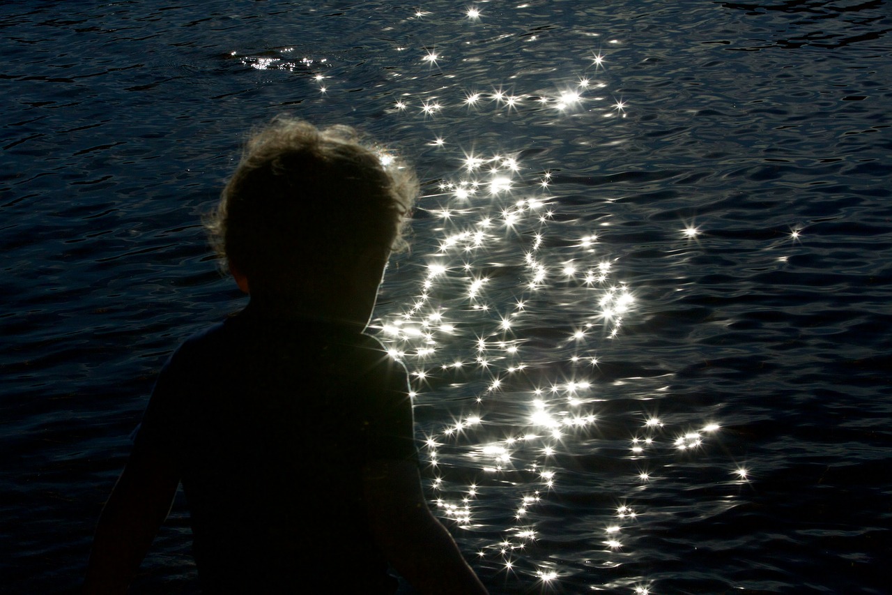 baby beach sunset free photo