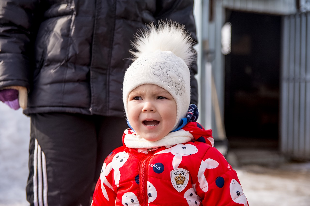 baby winter portrait free photo