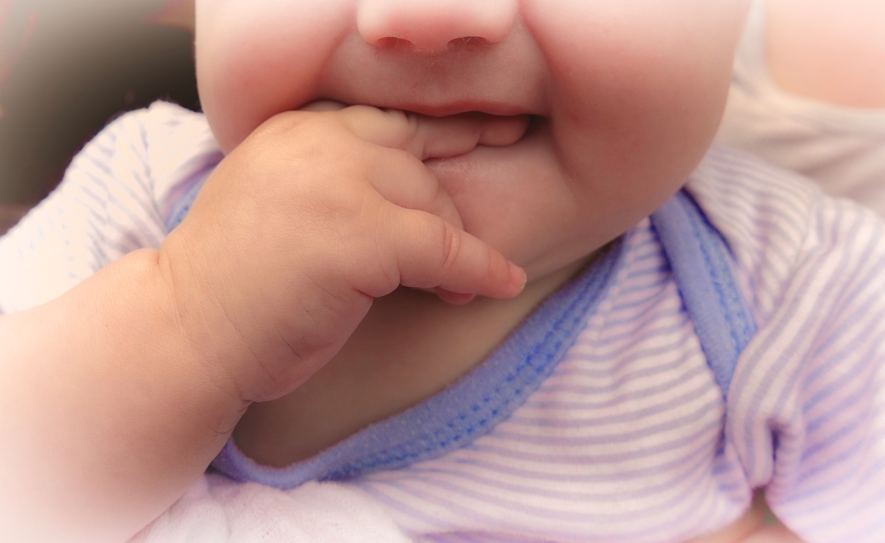 baby  finger  mouth free photo