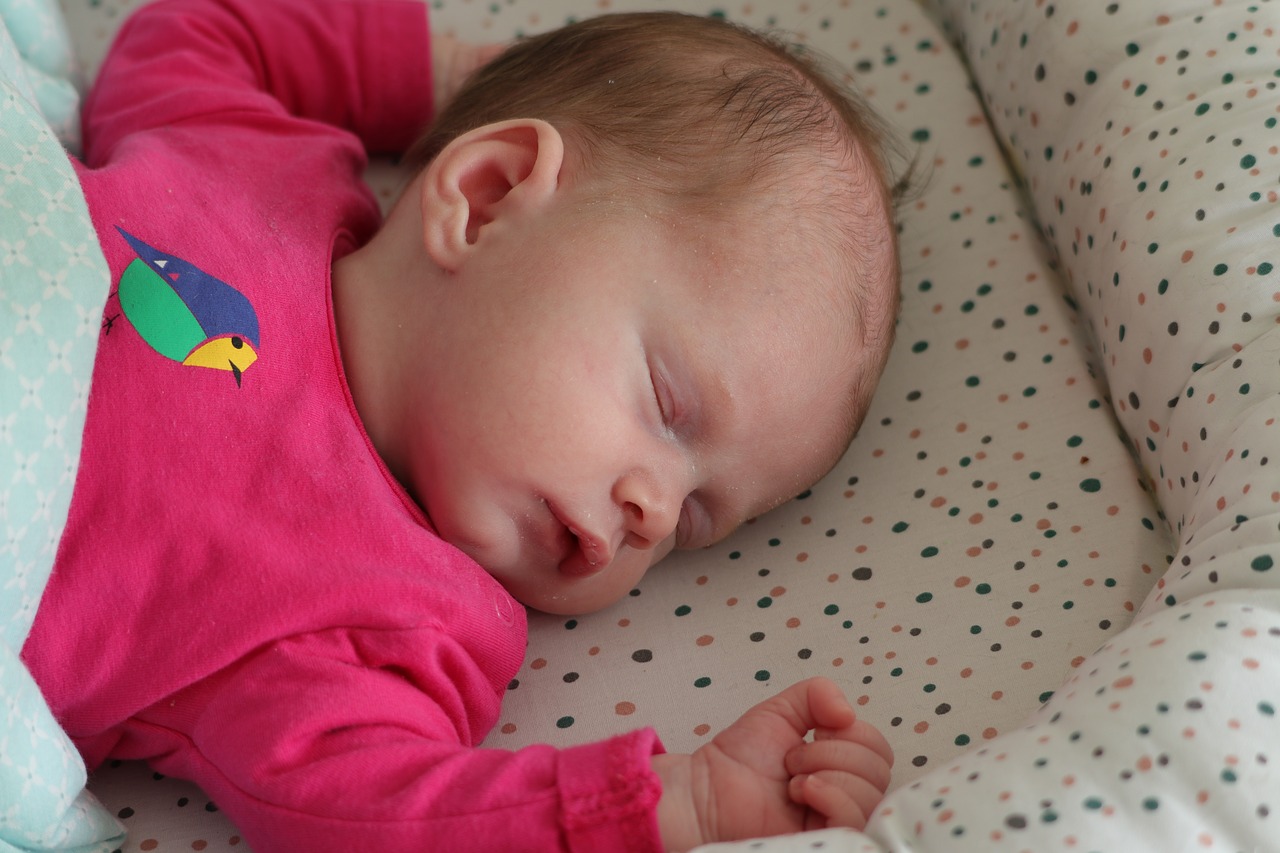 baby  girl  sleep free photo