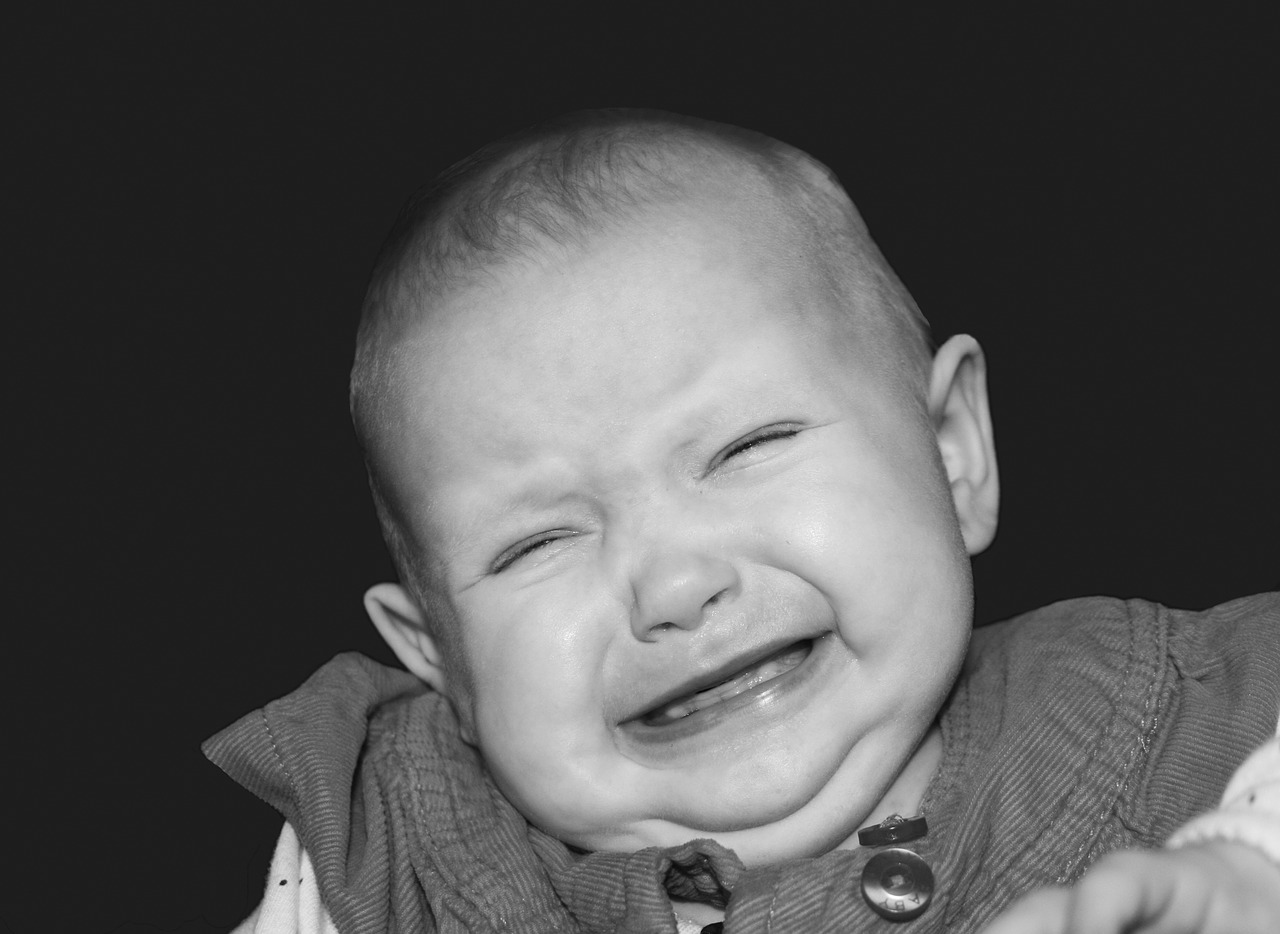 baby emotion face free photo
